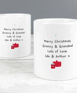 Personalised Mr & Mrs Claus Mug Set