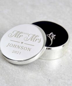 Personalised Mr & Mrs Ring Box