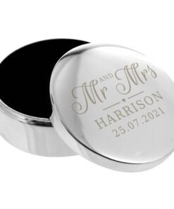 Personalised Mr & Mrs Ring Box