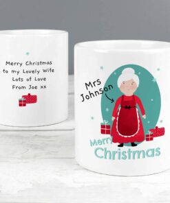 Personalised Mrs Claus Mug