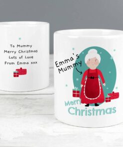 Personalised Mrs Claus Mug