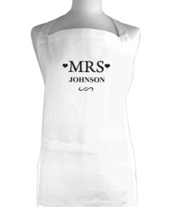 Personalised Mrs White Apron