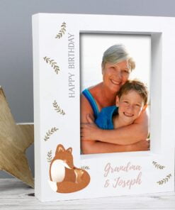 Personalised Mummy and Me Fox 5×7 Box Photo Frame
