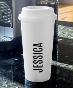 Personalised Name Insulated Eco Travel Cup