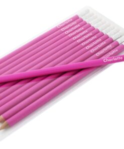 Personalised Name Only Pink Pencils