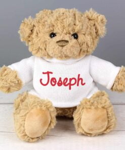 Personalised Name Only Teddy Bear – Red