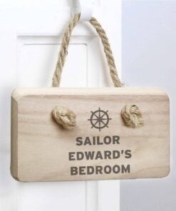 Personalised Nautical Wooden Sign