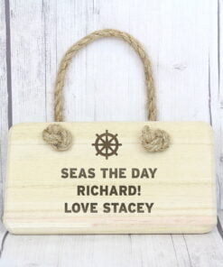 Personalised Nautical Wooden Sign