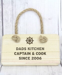 Personalised Nautical Wooden Sign