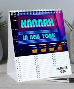 Personalised New York Desk Calendar