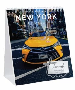 Personalised New York Desk Calendar