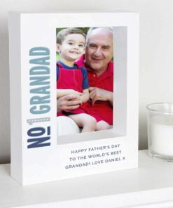 Personalised No.1 5×7 Box Photo Frame