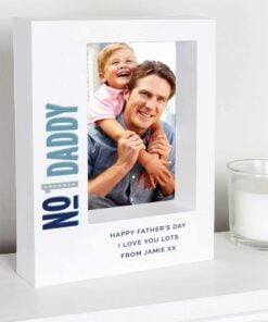 Personalised No.1 5×7 Box Photo Frame