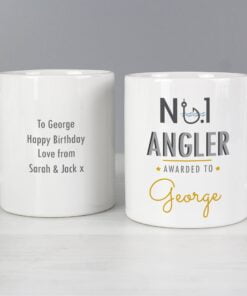 Personalised No.1 Angler Mug