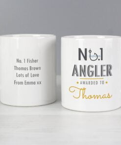 Personalised No.1 Angler Mug