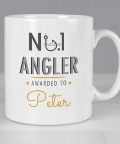 Personalised No.1 Angler Mug