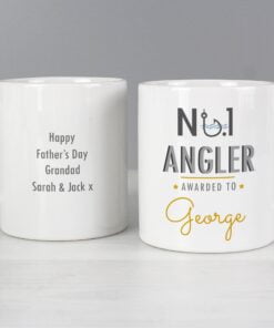 Personalised No.1 Angler Mug