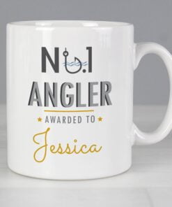 Personalised No.1 Angler Mug