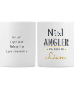 Personalised No.1 Angler Mug