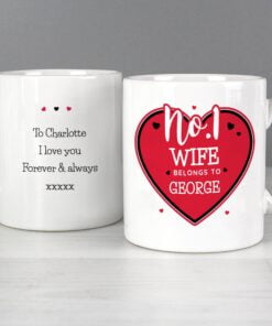 Personalised No.1 Belongs To Mug