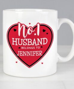 Personalised No.1 Belongs To Mug