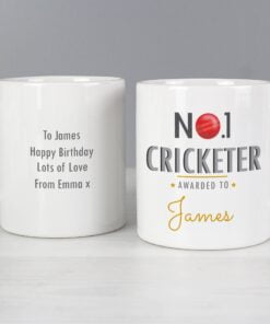 Personalised No.1 Cricketer Mug