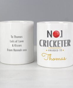 Personalised No.1 Cricketer Mug