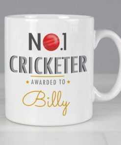 Personalised No.1 Cricketer Mug