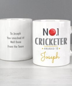 Personalised No.1 Cricketer Mug