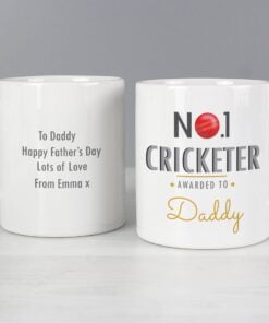 Personalised No.1 Cricketer Mug