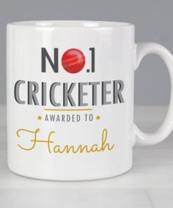 Personalised No.1 Cricketer Mug