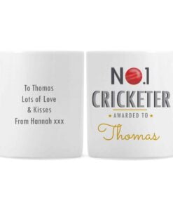 Personalised No.1 Cricketer Mug