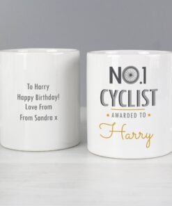 Personalised No.1 Cyclist Mug