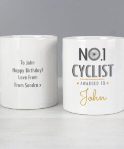 Personalised No.1 Cyclist Mug