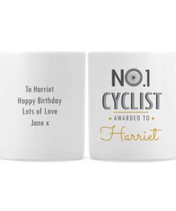 Personalised No.1 Cyclist Mug
