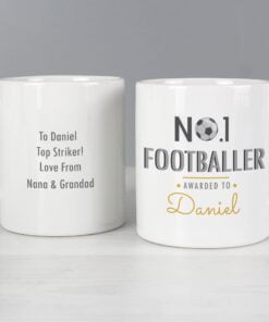 Personalised No.1 Footballer Mug