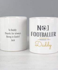 Personalised No.1 Footballer Mug