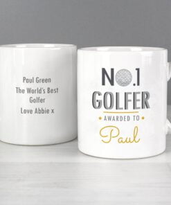 Personalised No.1 Golfer Mug