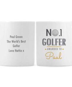 Personalised No.1 Golfer Mug