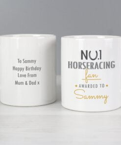 Personalised No.1 Horser acing Fan Mug