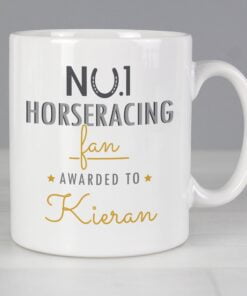 Personalised No.1 Horseracing Fan Mug