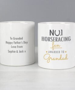 Personalised No.1 Horser acing Fan Mug