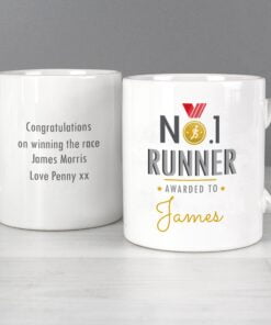 Personalised No.1 Runner Mug