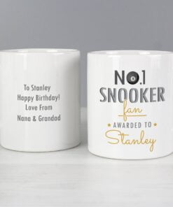 Personalised No.1 Snooker Fan Mug