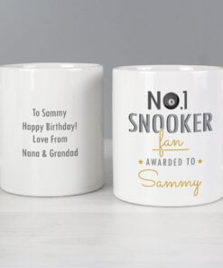Personalised No.1 Snooker Fan Mug