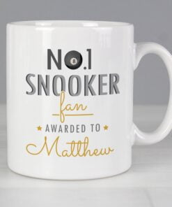 Personalised No.1 Snooker Fan Mug