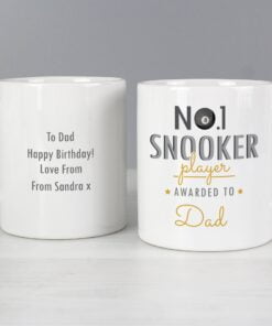 Personalised No.1 Snooker Fan Mug