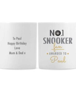 Personalised No.1 Snooker Fan Mug