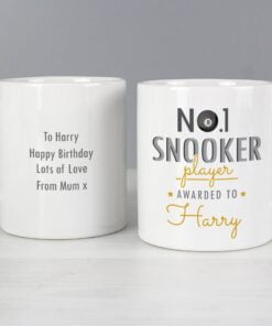 Personalised No.1 Snooker Player Mug