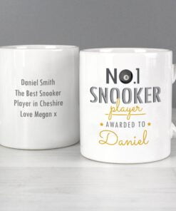 Personalised No.1 Snooker Player Mug